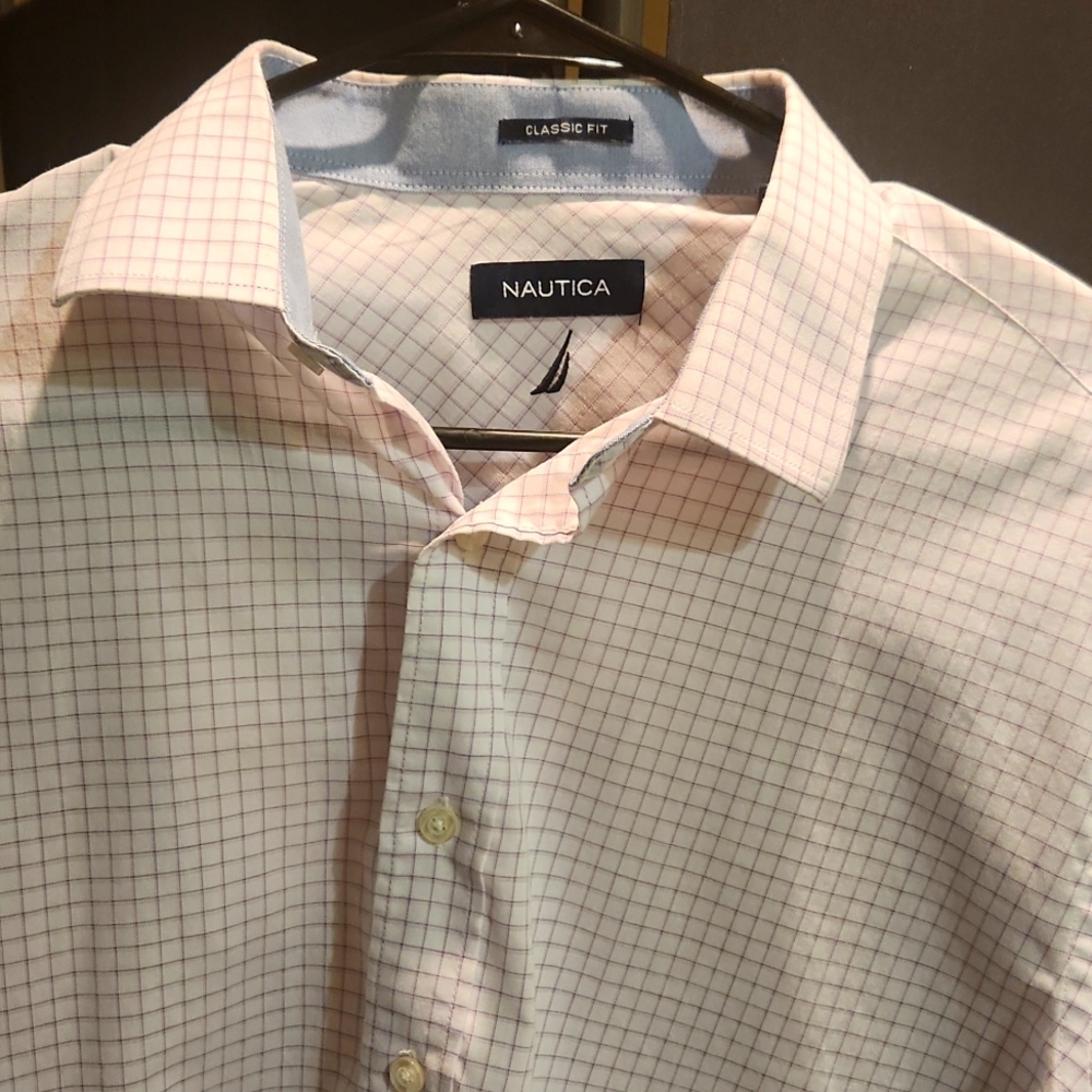 Nautica Classic dress shirt fit size 15.5( only used twice)!!